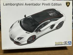  Aoshima 1/24 '14 Lamborghini Aventador Pirelli выпуск 