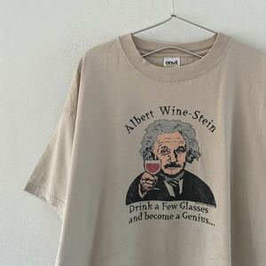 90's ワインシュタイン Tシャツ XL ビンテージ アインシュタイン パロディー USA製