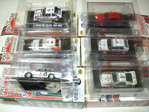 まとめてです。CM's 1/64 RALLY CAR COLLECTION SS.11 18 LANCIA 037 RALLY DELTA S4 FIAT 131RALLY ランチアデルタ フィアット シーエムズ