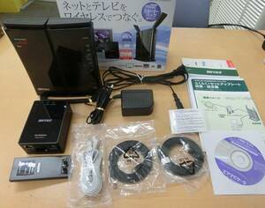 中古 BUFFALO AirStation NFINITI HighPower WZR-HP-AG300H/EV ワイヤレスルーター [61-943]◆送料無料(北海道・沖縄・離島は除く)◆