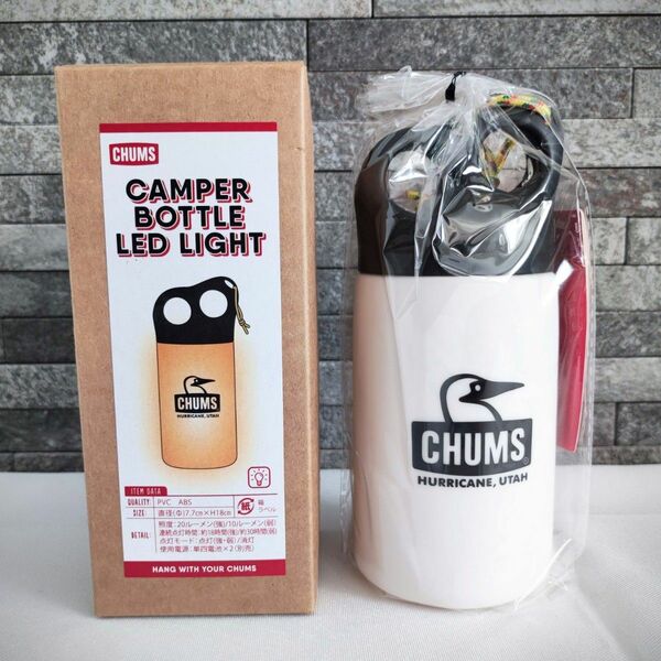 チャムス キャンパーステンレスボトル LEDライト CHUMS Camper Stainless Bottle LEDライト