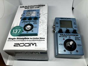 Zoom ズーム MS-70CDR マルチエフェクター オペレーションマニュアル/箱付き