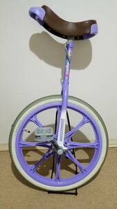 一輪車 ブリヂストン スケアクロウ 20インチ 紫色 パープル BRIDGESTONE ScareCrow スタンド付き 送料無料