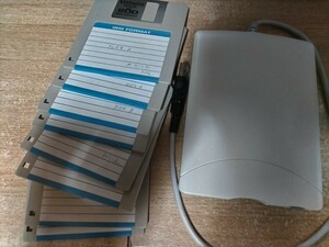 ジャンク品 フロッピーディスク8枚 Windows用FDD
