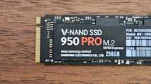 ●動作確認品　samsung m.2 ssd NVMe 256GB SSD サムスン 950 evo_画像3