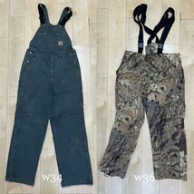 9着 ヘヴィオーバーオールMIX Men's W34~W42 US古着 ユーロ古着 検品済 SRC古着卸 セットまとめ 仕入れ 卸売り_画像2