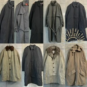 9着 ロングコートMIXライナー付き Men's M~XL LondonFog ロンドンフォグ ステンカラー トレンチ 検品済 SRC古着卸 セットまとめ 卸売り