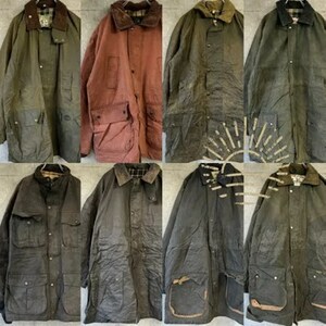 8着 オイルドジャケットMIX Men's M~L US古着 ユーロ古着 ハンティングジャケット 検品済 SRC古着卸 セットまとめ 卸売り