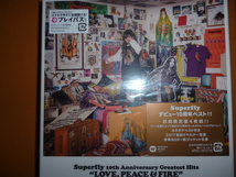 Superfly 10th Anniversary Greatest Hits "LOVE,PEACE&FIRE" 初回限定盤_画像1