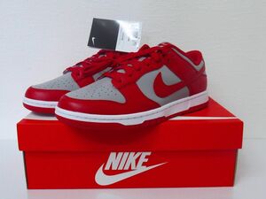 国内正規店購入 NIKE DUNK LOW RETRO GRAY/RED ナイキ ダンク ロー レトロ US10.5 28.5cm DD1391-002 新品未使用