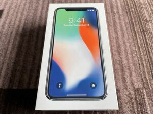 Apple iPhone X SIMフリー シルバー MQAY2J/A 64G 充電器は未使用 オマケ付