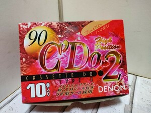 大好評、早い者勝ち！希少、化粧箱未開封デッドストック品！DENONハイポジションカセット90分　１０本パック C'Do→2