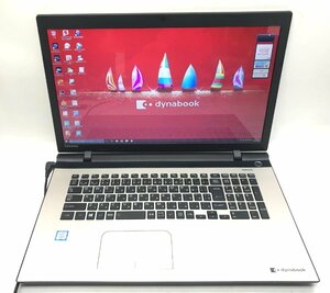 NT: TOSHIBA dynabook T67/VG Corei5 6200U 2.30GH/4GB/HDD:1TB / 無線 /ブルーレイ/ 17インチノートパソコン＆Windows10Home