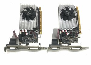 GeForce GT635 1G DDR3 DVI/VGA/DP グラフィックボード/ビデオカード ☆ 中古動作品２枚セット