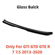 人気 グロスブラックMAXTONスタイルリアルーフスポイラー用 フォルクスワーゲンゴルフ6 7 7.5 GTI GTD R 2009-2020_画像8
