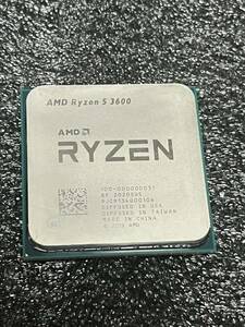 動作品 AMD RYZEN5 3600 AM4 CPU 即時支払いできる方限定 特価！