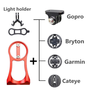 KOCEVLO компьютер крепление aluminium черный красный много тип соответствует Garmin Cateye передняя фара /GOPRO экшн-камера держатель есть kcvm18