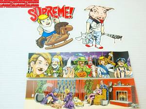 Supreme シュプリーム Sean Cliver Box Logo 08SS + Motel Hell/Sugar Rush 10SS Sticker Set ショーンクリバー ステッカー4枚セット 新品