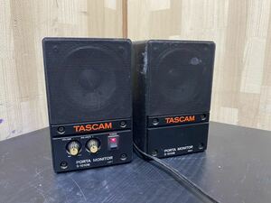 ジャンク　【現状品】 M10 TASCAM パワードモニタースピーカー　PORTA MONITOR S-1010M