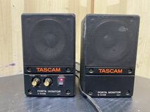 ジャンク　【現状品】 M10 TASCAM パワードモニタースピーカー　PORTA MONITOR S-1010M_画像2