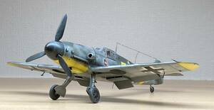 Bf109 G-2kru pin ski machine 1/48 final product 