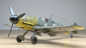 Bf109 F-4 Bulk horn lieutenant machine 1/48 final product 