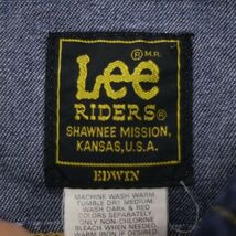 Lee RIDERS リー ライダース 通年 デニム ジャケット Gジャン Sz.L　メンズ 日本製　E3T02942_C#O_画像5