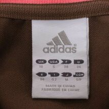 adidas アディダス 通年 ロゴ刺繍★ ジップ ジャケット ジャージ ブルゾン Sz.M　レディース　E4T00086_1#O_画像5