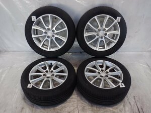 ☆バリ山☆GP6 インプレッサ☆ 5H 100 6.5J +48 16インチ スバル純正 アルミホイール タイヤ 205/55R16 DUNLOP 4本