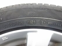 ☆21年製 バリ山 スイフト☆ 4H 100 6J +45 16インチ SUZUKI スズキ純正 アルミホイール タイヤ 185/55R16 Continental 4本_画像7