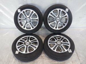 ☆21年製☆JF1 JF2 N-BOX☆ 4H 100 4.5J +40 14インチ ホンダ純正 アルミホイール タイヤ 155/65R14 BRIDGESTONE 4本