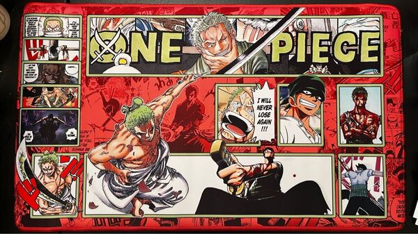 ゾロ ワンピースカードゲーム プレイマット トラファルガー (ダストバッグ付き)
