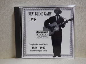 [CD] REV. BLIND GARY DAVIS / 1935 - 1949