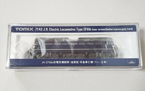 TOMIX 7143 EF66-0形 後期型・特急牽引機・グレー台車トミックス Nゲージ　