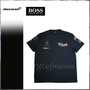 【非売品】マクラーレン・メルセデス F1 支給品 Westタバコ仕様 Tシャツ M HUGO BOSS