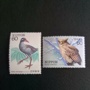 特殊鳥類シリーズ　1983 ヤンバルクイナ　シマフクロウ