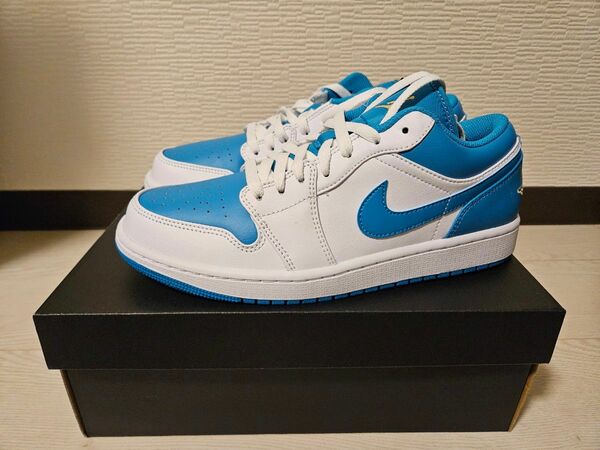 NIKE AIR JORDAN 1 LOW AQUATONE 27cm 553558-174