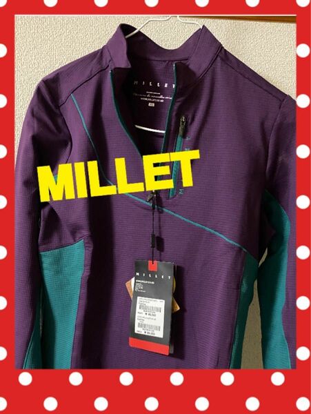 新品　未使用　MILLET ミレー　長袖シャツ　ハーフジップ　Mサイズ 90