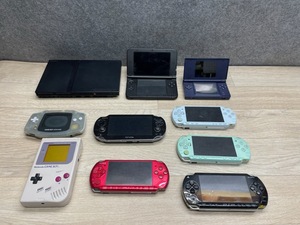 ジャンク／部品取り☆ゲームまとめて10台☆【PS VITA】【PSP1000/2000/3000】【GAME BOY】【3DSLL】【DS Lite】【PS2】☆