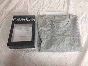 [ new goods unused high class brand T-shirt!1980 jpy prompt decision exhibition! sending cheaply 198 jpy!]CalvinKlein made! trust. Japan quotient company [ corporation na excepting ] handling. regular goods!