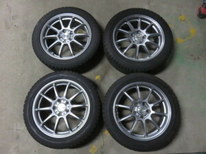 INTER MILANO　LCZ　010　社外　アルミホイール　スタッドレス　17インチ　7j　＋53　5H　5穴　ハブ径73　215/50R17　ice GUARD IG50