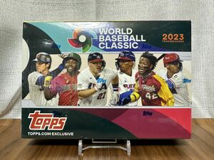 「2023 Topps World Baseball Classic 新品シュリンク未開封1BOX」　WBC 侍ジャパン　大谷翔平 マイクトラウト　アクーニャJr. 佐々木朗希