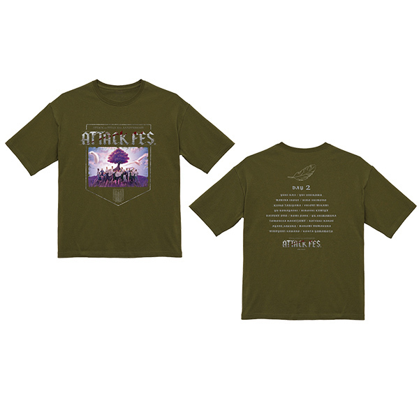 進撃の巨人フェス 10周年記念イベント Tシャツ（DAY2）10th ANNIVERSARY ATTACK FES Attack on Titan