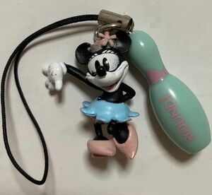 ストラップ キーホルダー ラウンドワン Minny Mouse ミニーマウス