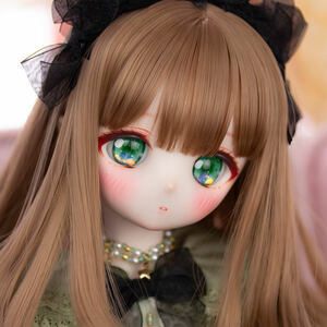 Guppe DDH-01 セミホワイト肌　カスタムヘッド＋アイ　※ソフビ盛り難あり