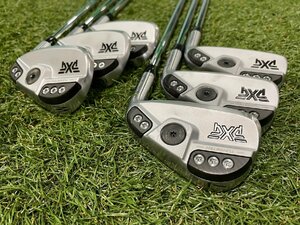 U513▼▼【極上品・ラウンド未使用】　PXG 0311 T GEN5 IRON モーダス115(S) 5I~PW 6本セット/U513-PXG-G5T-S-M115S