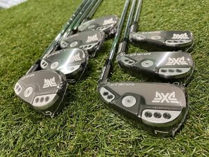 U547▼▼【ヘッド新品・特価品】　PXG 0311 XP GEN5 ブラック IRON モーダス105(S) 5I~GW 7本セット 純正グリップ/U547-PX-G5-XPB-M105S