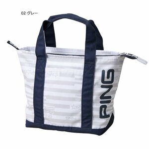 N048■■ピン/PING/36472/GB-A2203 NEW AMERICAN ROUND TOTE/ニューアメリカンラウンドトート ネイビー 展示品/N048-GB-A2203-GRY