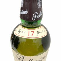 泉店23-2291【未開栓】 バランタイン 17年 700ml 40% ブレンテッド スコッチ ウイスキー 洋酒 お酒 Ballantine's BLENDED SCOTCH WHISKY_画像5