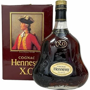 24-242 【未開栓】 ヘネシー コニャック XO ブランデー 金キャップ クリアボトル 40％ 700ml 古酒 お酒 Hennessy COGNAC XO